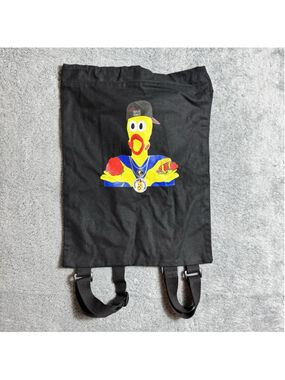 Dave’s Hot Chicken Canvas Black Toggle Backpack Bag Ops Summit Travel Bag